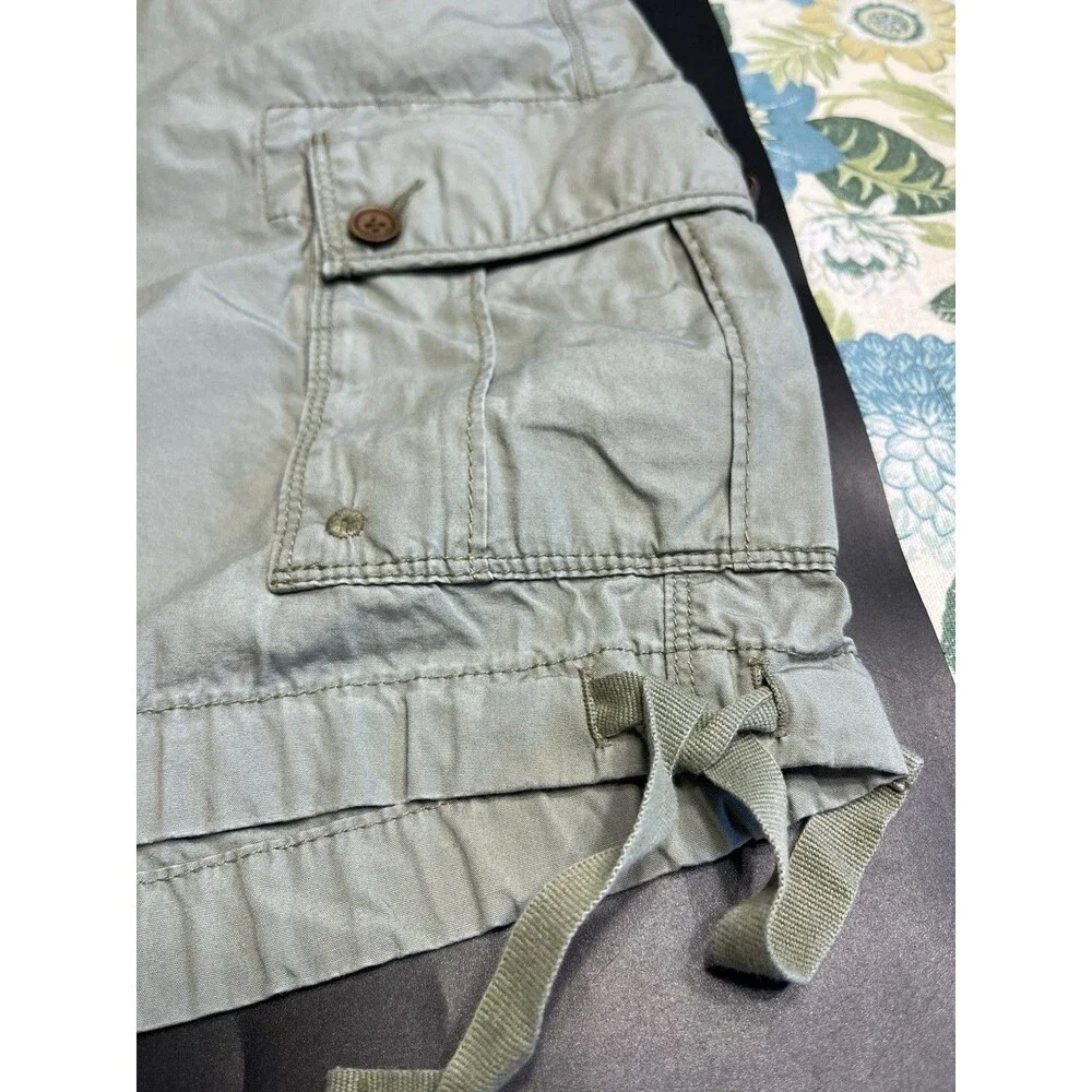 Lauren Ralph Lauren Light Olive Green Cargo Hiking Shorts Sz 10